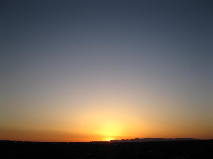 Sunset, Phoenix, Arizona, March 27, 2010, 6:42 p.m.