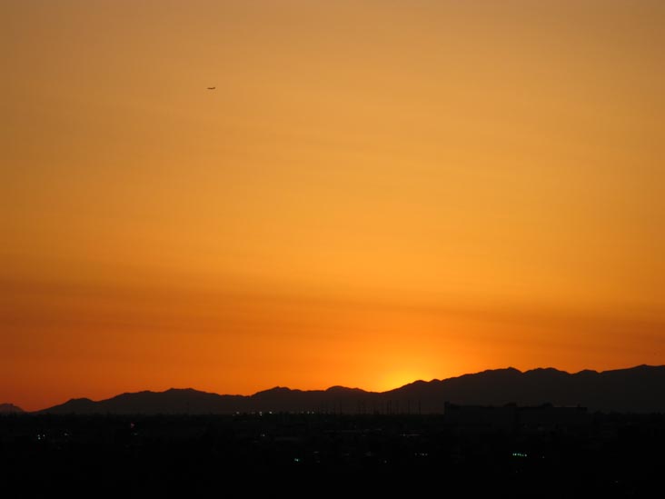 Sunset, Phoenix, Arizona, March 27, 2010, 6:43 p.m.