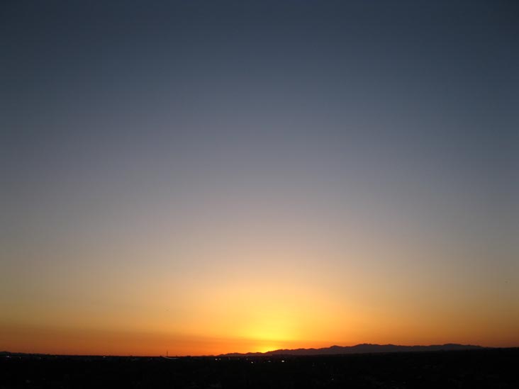 Sunset, Phoenix, Arizona, March 27, 2010, 6:44 p.m.