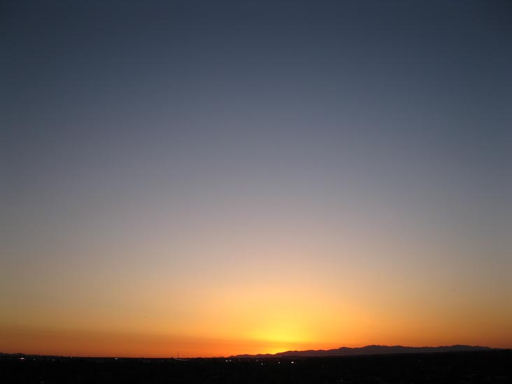 Sunset, Phoenix, Arizona, March 27, 2010, 6:46 p.m.