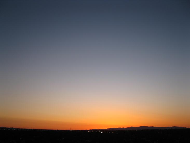 Sunset, Phoenix, Arizona, March 27, 2010, 6:53 p.m.