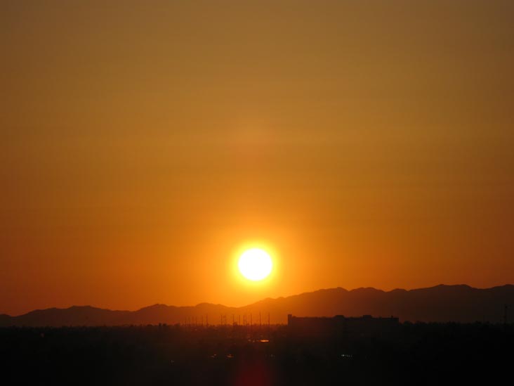 Sunset, Phoenix, Arizona, March 28, 2010, 6:39 p.m.
