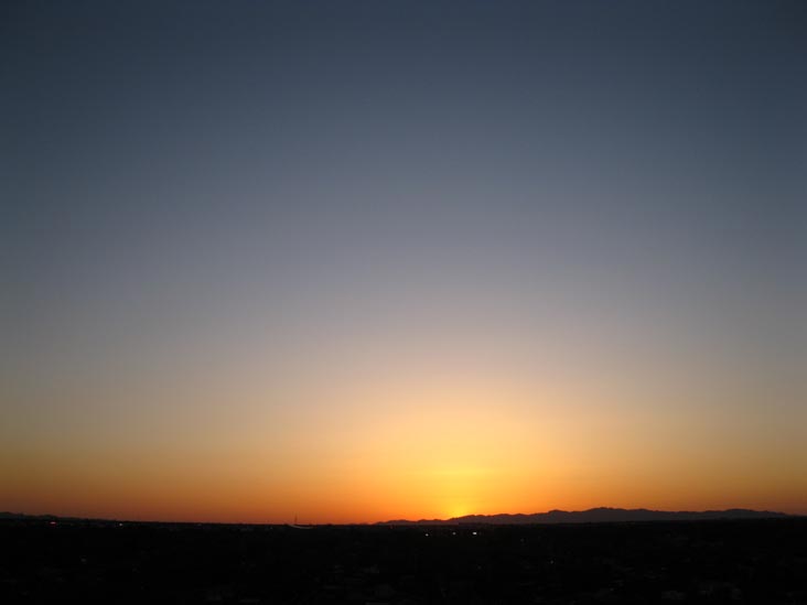 Sunset, Phoenix, Arizona, March 28, 2010, 6:44 p.m.