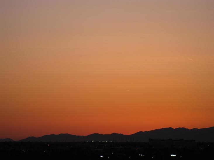 Sunset, Phoenix, Arizona, March 28, 2010, 6:50 p.m.