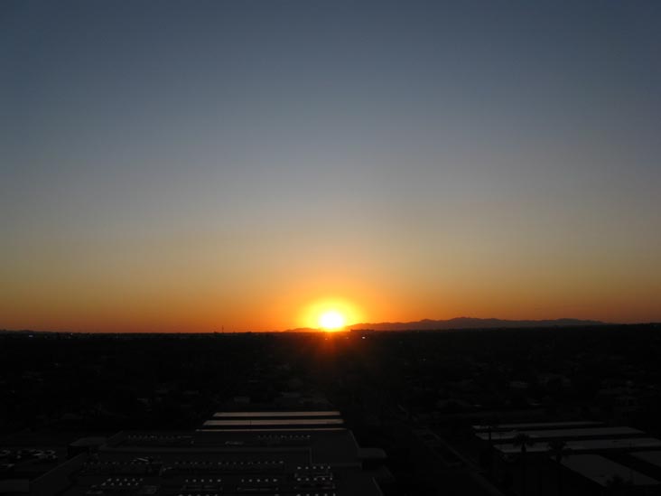 Sunset, Phoenix, Arizona, September 16, 2009, 6:28 p.m.