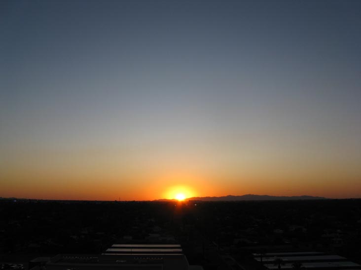 Sunset, Phoenix, Arizona, September 16, 2009, 6:29 p.m.