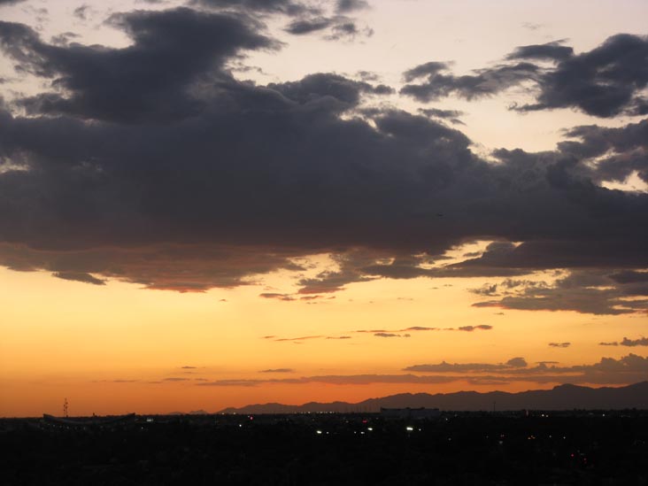 Sunset, Phoenix, Arizona, September 19, 2009, 6:36 p.m.