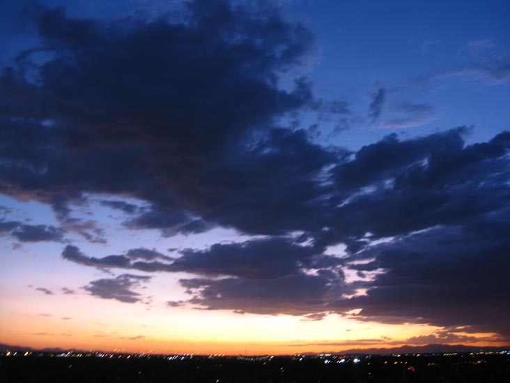 Sunset, Phoenix, Arizona, September 19, 2009, 6:49 p.m.