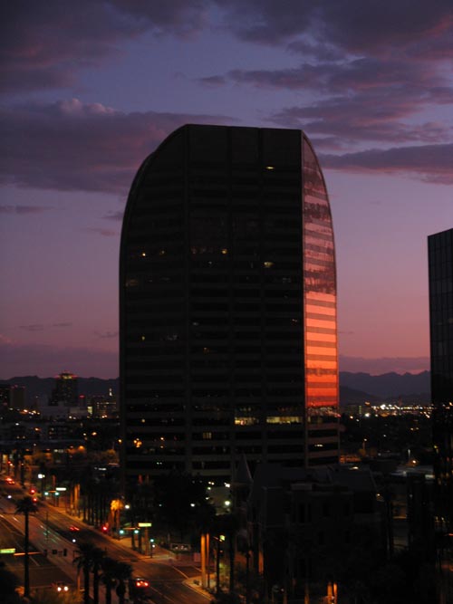 Viad Tower at Sunset, Phoenix, Arizona, September 19, 2009, 6:51 p.m.