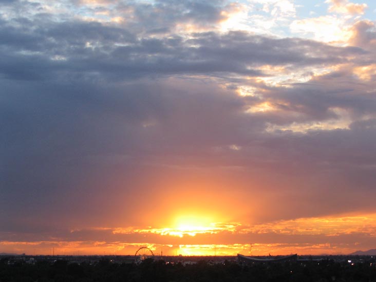 Sunset, Phoenix, Arizona, October 13, 2006, 5:49 p.m.