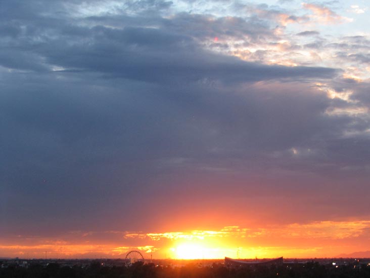 Sunset, Phoenix, Arizona, October 13, 2006, 5:51 p.m.