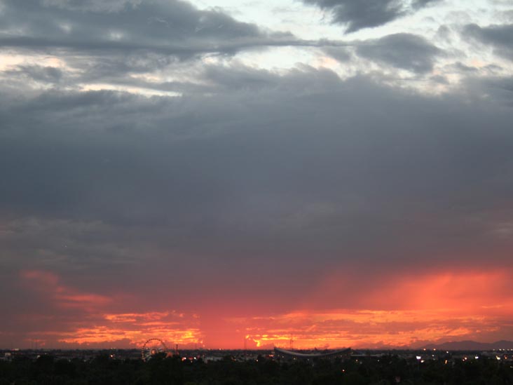 Sunset, Phoenix, Arizona, October 13, 2006, 6:00 p.m.