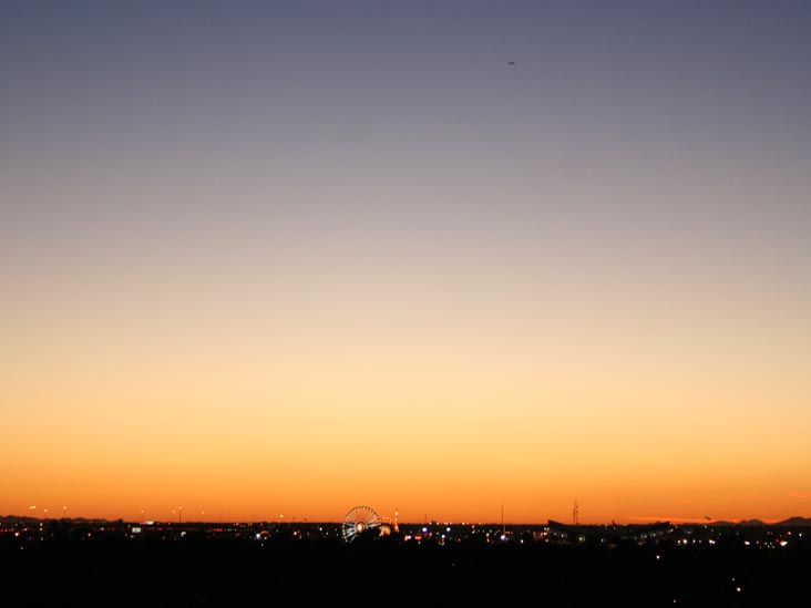 Sunset, Phoenix, Arizona, October 15, 2006, 6:19 p.m.