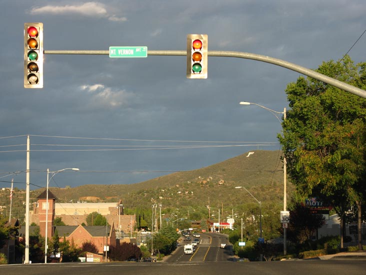 Looking East Down Gurley Street From Mt. Vernon Avenue, Prescott, Arizona