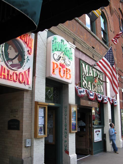 Hooligan's Pub and Matt's Saloon, 112 South Montezuma Street, Whiskey Row, Prescott, Arizona