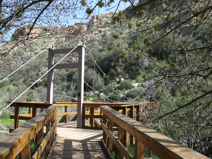 Suspension Bridge, Queen Creek Riparian Area, Boyce Thompson Arboretum State Park, Superior, Arizona