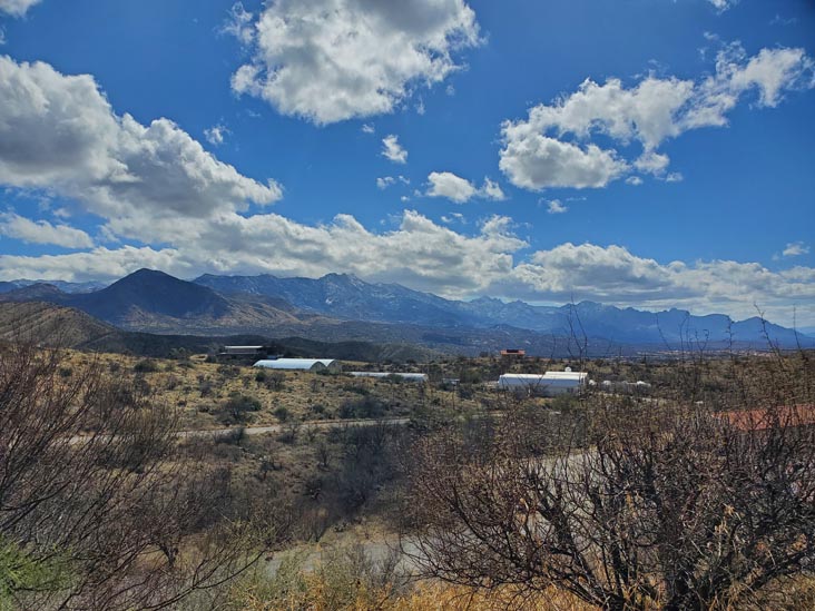 Santa Catalina Mountains From Biosphere 2, Oracle, Arizona, February 23, 2023