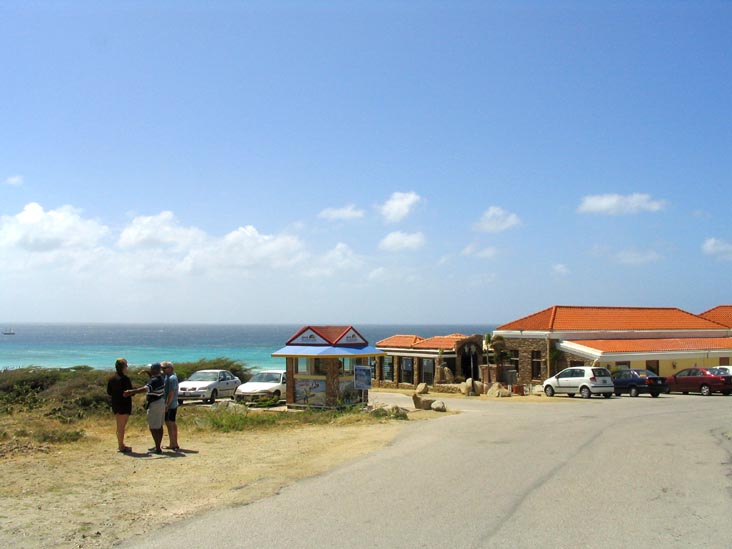 Trattoria El Faro Blanco Restaurant Next To California Lighthouse, Aruba
