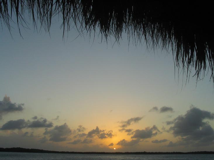Sunset From Marandi Restaurant, Bucutiweg 50, Aruba, February 11, 2008, 6:40 p.m.