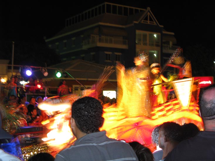 Tivoli Lighting Parade, Carnaval, Oranjestad, Aruba, February 15, 2009, 12:38 a.m.