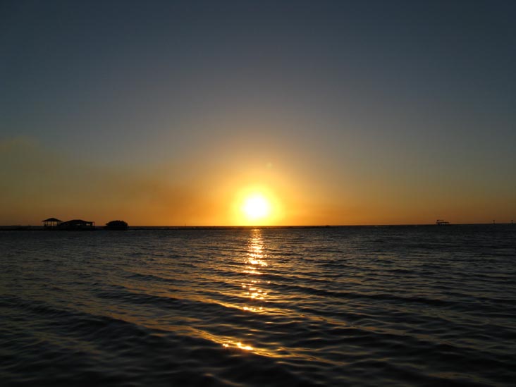 Sunset From Coral Reef Beach, Savaneta, Aruba, February 15, 2009, 6:35 p.m.