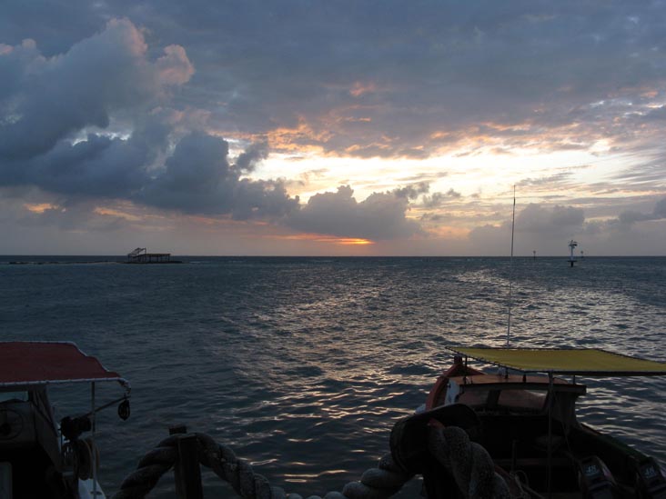 Sunset From Zeerover (Fisherman's Bar), Savaneta, Aruba, February 11, 2009