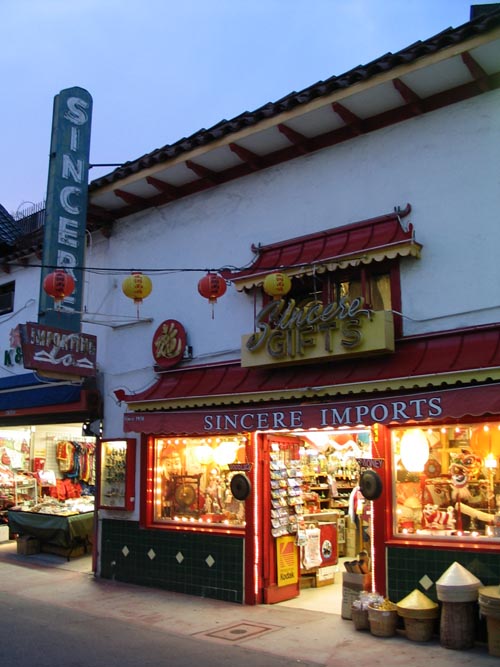 Sincere Gifts, 483 Gin Lin Way, Chinatown, Los Angeles, California