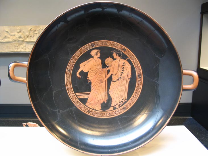 Wine Cup with a Flirtation Scene, Getty Villa, 17985 Pacific Coast Highway, Pacific Palisades, California