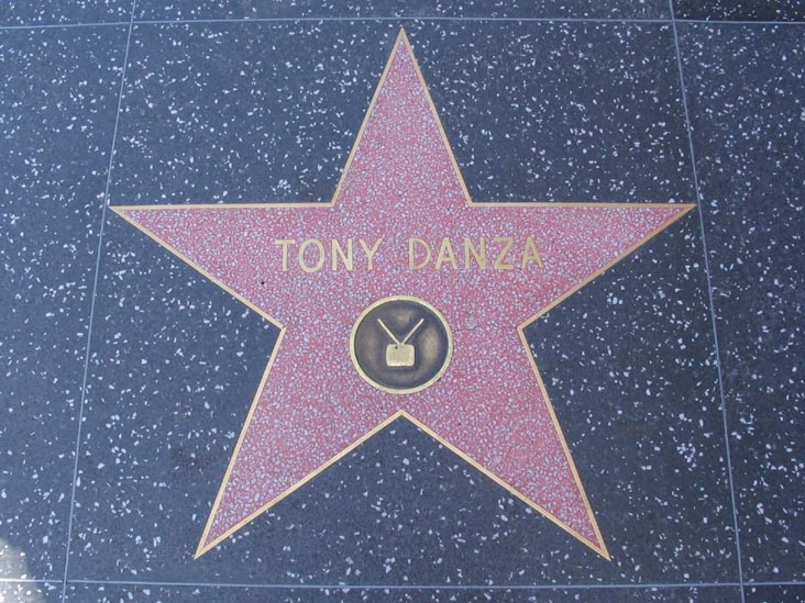Tony Danza Star, Hollywood Walk of Fame, Hollywood Boulevard, Hollywood, California