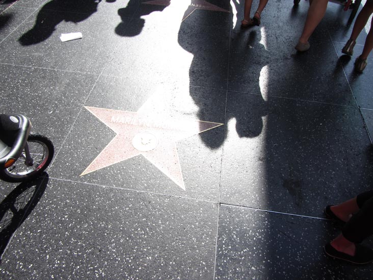 Hollywood Walk of Fame, Hollywood Boulevard, Los Angeles, California, May 20, 2012