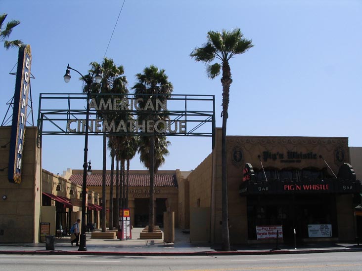 Egyptian Theatre, 6712 Hollywood Boulevard, Pig N Whistle, 6714 Hollywood Boulevard, Hollywood, California