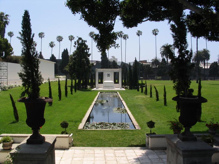 Douglas Fairbanks, Jr. and Sr. Graves, Hollywood Forever Cemetery, 6000 Santa Monica Boulevard, Hollywood, California
