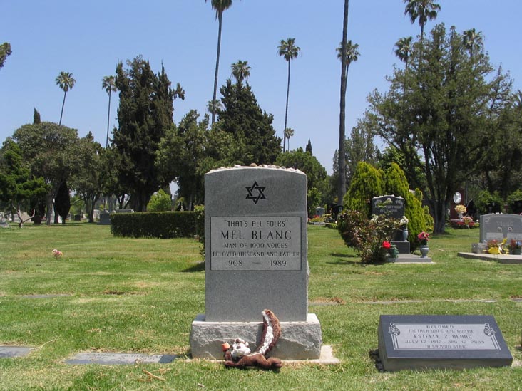 Mel Blanc Grave, Hollywood Forever Cemetery, 6000 Santa Monica Boulevard, Hollywood, California