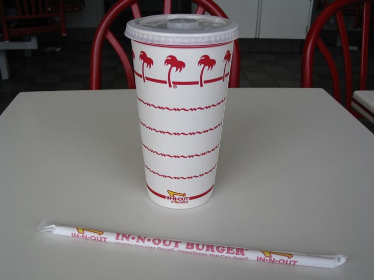 Cup, In-N-Out Burger, 9245 West Venice Boulevard, West Los Angeles, Los Angeles, California