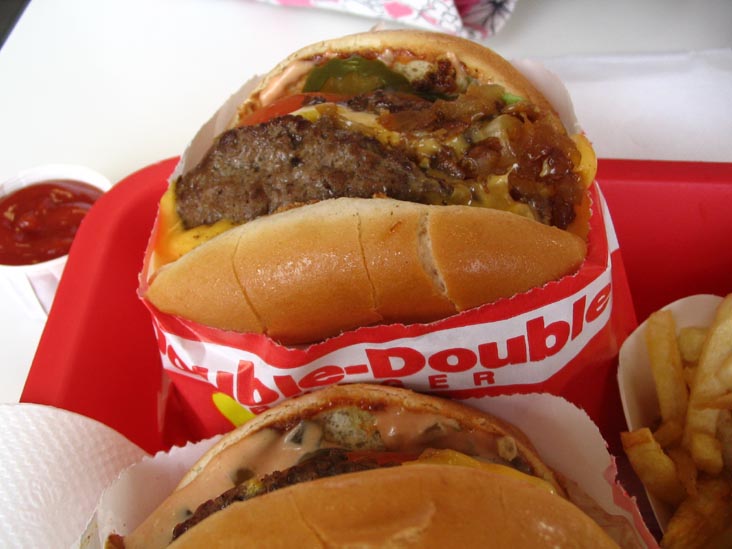 Double-Double Burger Animal Style, In-N-Out Burger, 9245 West Venice Boulevard, West Los Angeles, Los Angeles, California