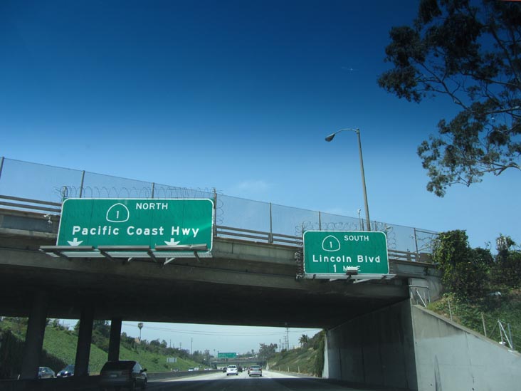 Interstate 10 Near Highway 1, Santa Monica, California, May 20, 2012