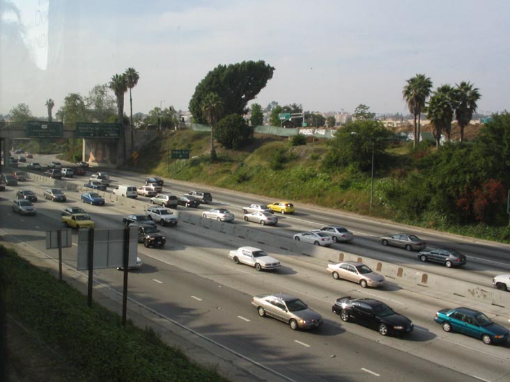 Santa Ana Freeway From Cathedral of Our Lady of the Angels, Los Angeles, California