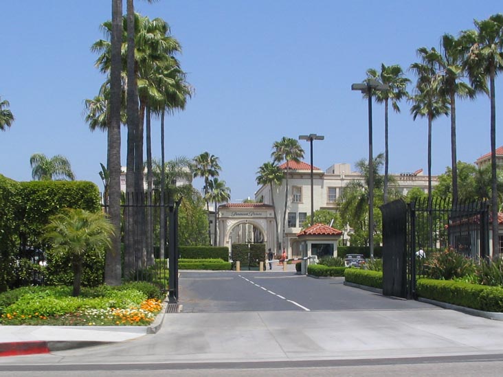 Van Ness Gate, Paramount Studios, 5555 Melrose Avenue, Los Angeles, California