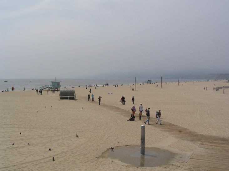 Beach Next to Santa Monica Pier, Santa Monica, California