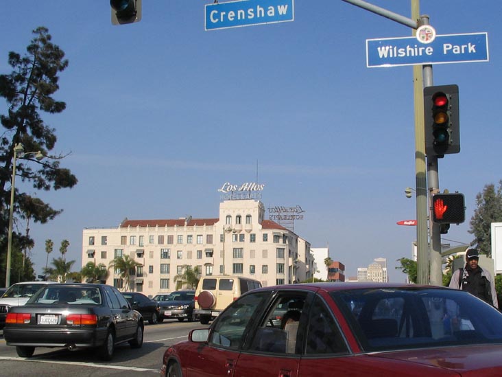 Wilshire Boulevard and Crenshaw Boulevard, Los Angeles, California