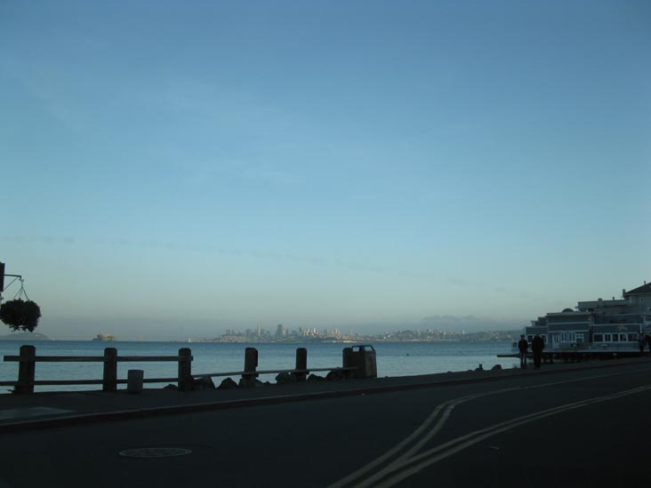 San Francisco From Bridgeway, Sausalito, California