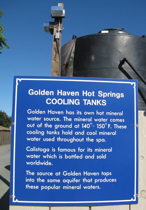 Cooling Tanks, Golden Haven Hot Springs Spa & Resort, 1713 Lake Street, Calistoga, California
