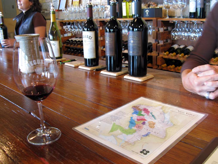Tasting Room, Regusci Winery, 5584 Silverado Trail, Napa, California