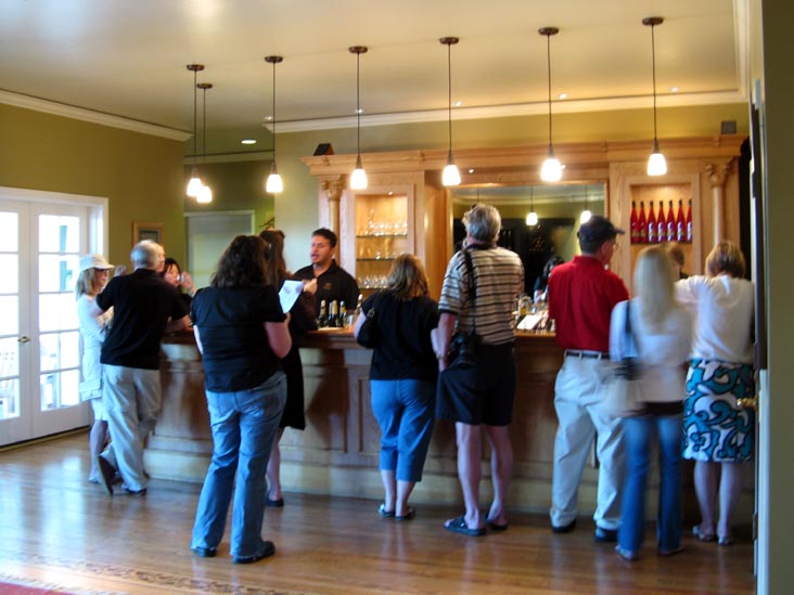 Tasting Room, Miner Family Vineyards, 7850 Silverado Trail, Oakville, California, 1:21 p.m.