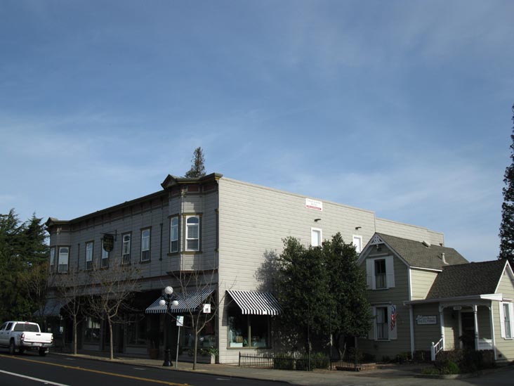 Main Street at Adams Street, St. Helena, California