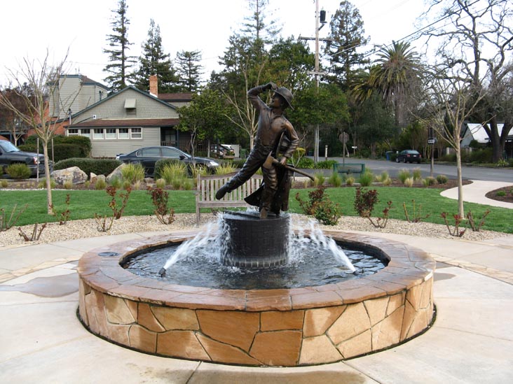 George C. Yount Monument, Van de Leur Park, Washington Street, Yountville, California