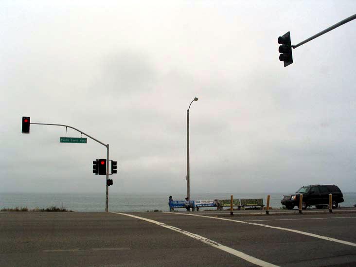 Coastline Drive and Pacific Coast Highway, Malibu, California
