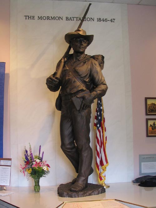 Statue, San Diego Mormon Battalion Historic Site, 2510 Juan Street, San Diego, California