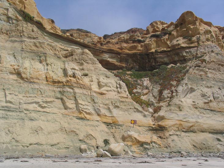 Cliffs, Beach, Torrey Pines State Reserve, La Jolla, California