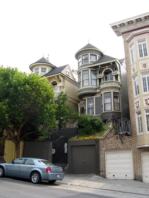 West Side of Steiner Street South of Hayes Street, Alamo Square, San Francisco, California